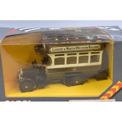 219 - Three Boxed Collectable Die-Cast Corgi Buses