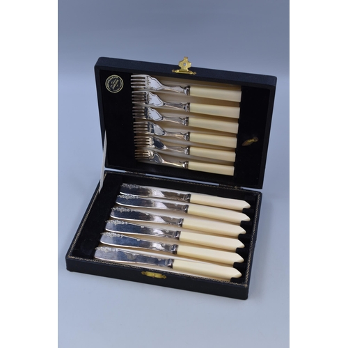 28 - Ryals Knife and Fork Set Complete with Presentation Box