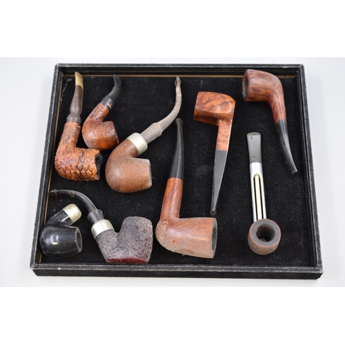 236 - Mixed Collection of Quality Vintage Smoking Pipes to include Brands of Hardcastle, Falcon, Plumb and... 