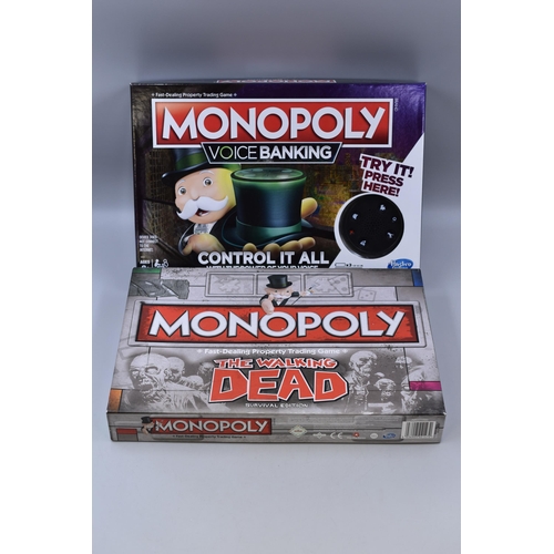 524 - Two Monopoly Board Games To Include The Walking Dead and Voice Banking