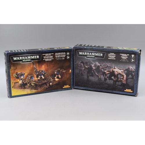 539 - Selection of Warhammer 40K Sets Including Space Marine Scouts and Genestealer Tyranids