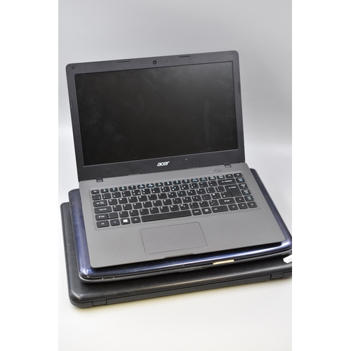 543 - Selection of 4 Laptops including Acer (N15V2, Acer Aspire, (AS3810TG-944G50n) Acer Aspire (MS2253) a... 