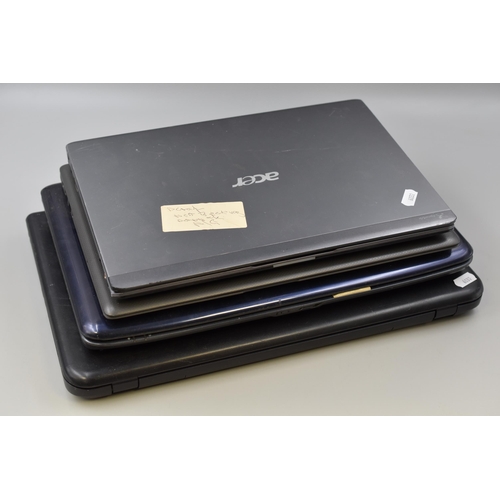 543 - Selection of 4 Laptops including Acer (N15V2, Acer Aspire, (AS3810TG-944G50n) Acer Aspire (MS2253) a... 