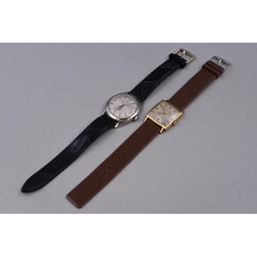 95 - Two Mechanical Watches To Include A Henri Sandoz 17 Jewels Mechanical Gent's Watch (Working), And a ... 