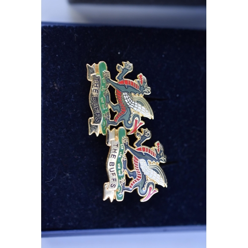 128 - Three Pairs of Gent's Cufflinks To Include Liverpool FC, Airplanes, And Dragon