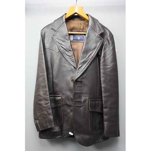 590 - A Bendyk Gents Leather Jacket, Size M/S