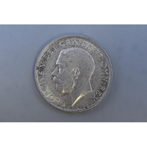 136 - George V 1917 Silver Shilling