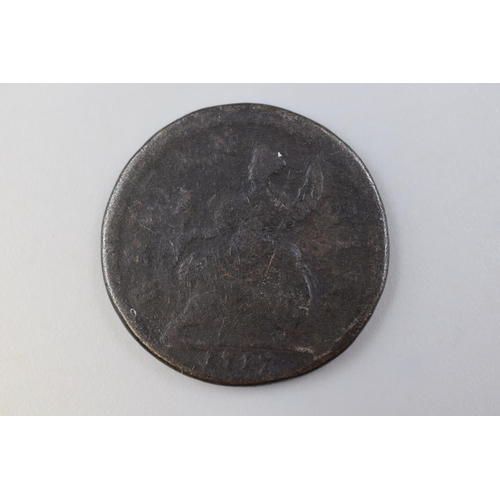 143 - George I 1717 Half Penny Coin