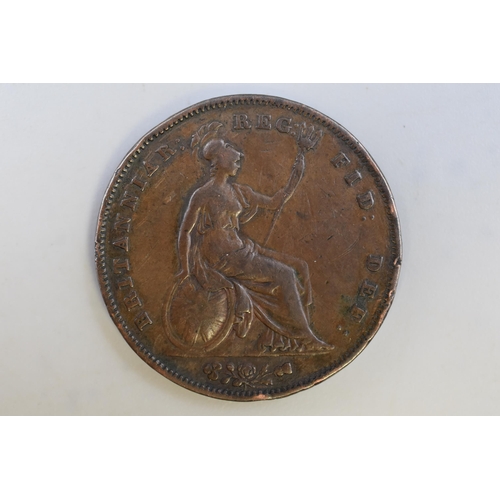 145 - Victoria 1851 One Penny Coin