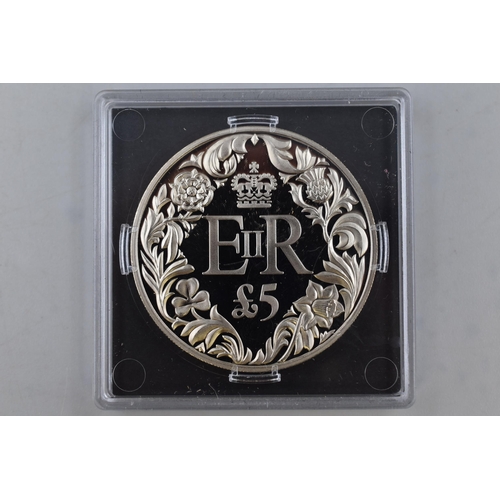 146 - Guernsey Elizabeth II Lifetime of Service Collection £5 Crown