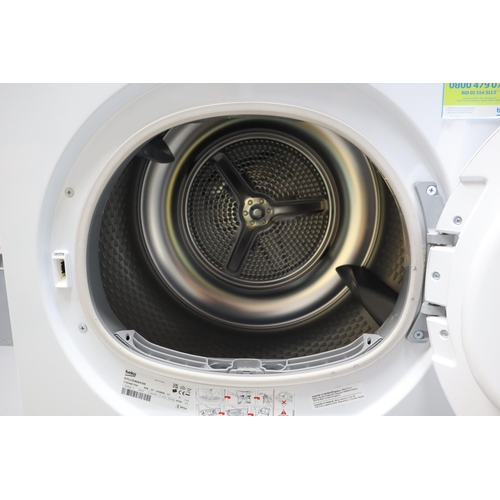 624 - BEKO DTKCE80021W 8 kg Condenser Tumble Dryer - White