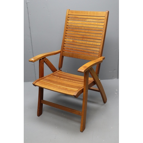 643 - Fine Quality Solid Teak Folding Garden Chair