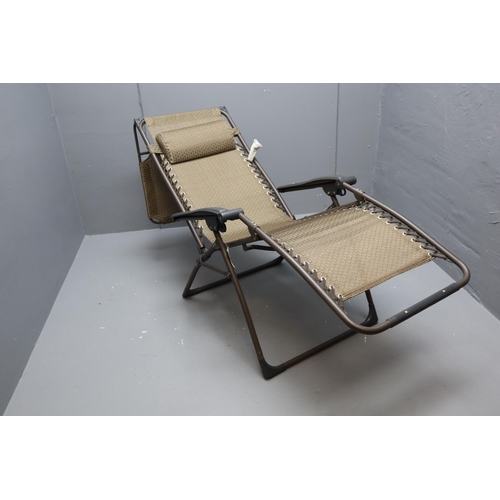 645 - A Valencia Adjustable Folding Sun Lounger