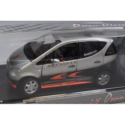 202 - Boxed, Maisto Die-Cast Model ( Hakkinen ) Mercedes-Benz A-Class (Formula 1 Design ) Scale 1:18