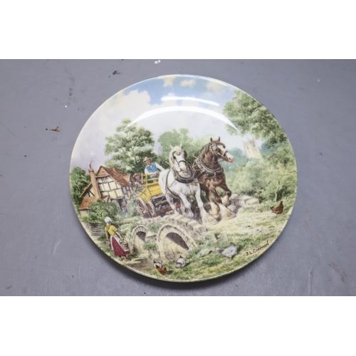 724 -  Selection of Collectors Plates (Mostly Boxed), To Include Wedgwood Life on the Farm Series, Sa... 