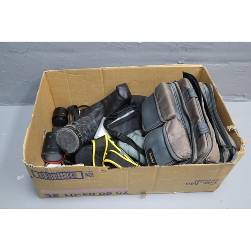 741 - Selection of Camera Accessories to include, Cases, Straps, Lens and More