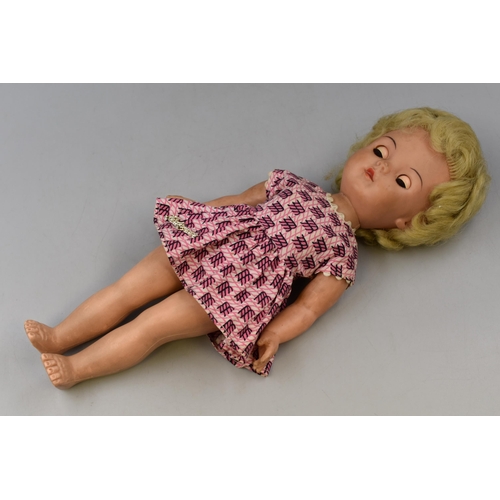 361 - A Vintage Mid Century Pedigree Doll, Approx 14.5