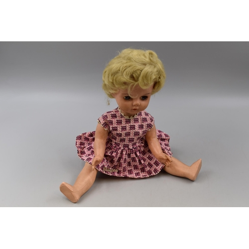 361 - A Vintage Mid Century Pedigree Doll, Approx 14.5