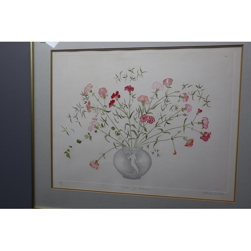 429 - Shelia Oliner (1930-2020) Large Limited Edition Print 98/150, 'Pinks for Rebecca' signed by the Arti... 