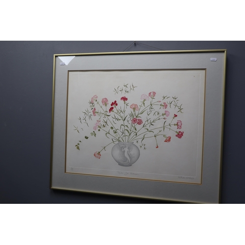 429 - Shelia Oliner (1930-2020) Large Limited Edition Print 98/150, 'Pinks for Rebecca' signed by the Arti... 