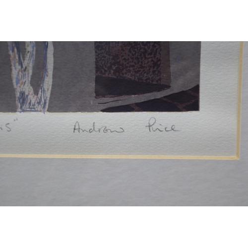 442 - Andrew Price Limited Edition Print 91/150, 'Street flowers' signed by the Artist and has a Certifica... 