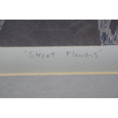 442 - Andrew Price Limited Edition Print 91/150, 'Street flowers' signed by the Artist and has a Certifica... 