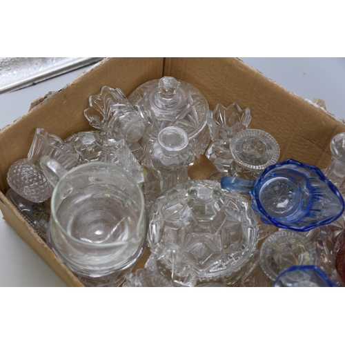 725 - Selection of Glassware to include Crystal, Commemorative and Ruby Glass