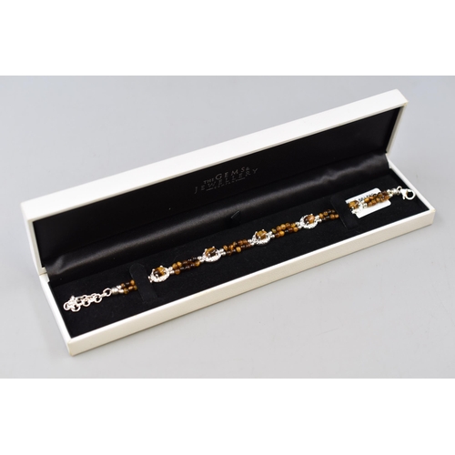 7 - Silver 925 Bracelet Complete in Presentation Box