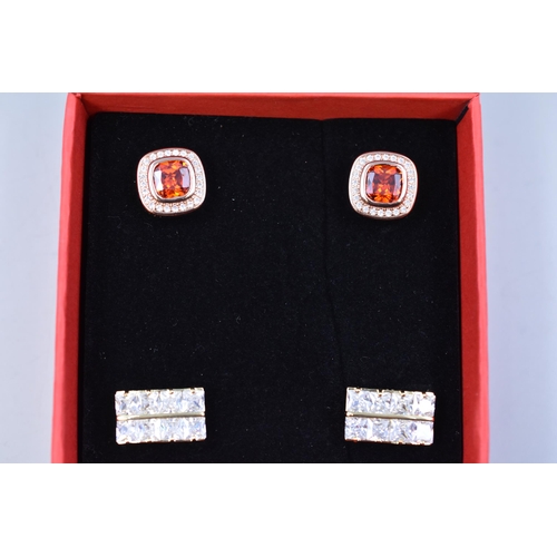 194 - Two Pairs of Cufflinks Complete with Presentation Box