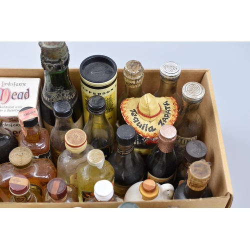 209 - Large Selection of Vintage Miniatures including Jack Daniels, Gordons, Jim Bean, Chambord, Captain M... 