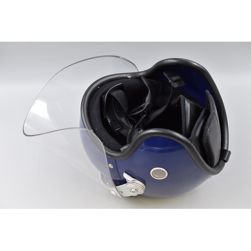 314 - A Police Riot Helmet, Size Unknown