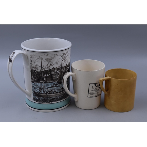 156 - Shand Kydd Greenwich Mug, Edward VIII British Belplastic Cup and a 1969 Moon Landing Mug