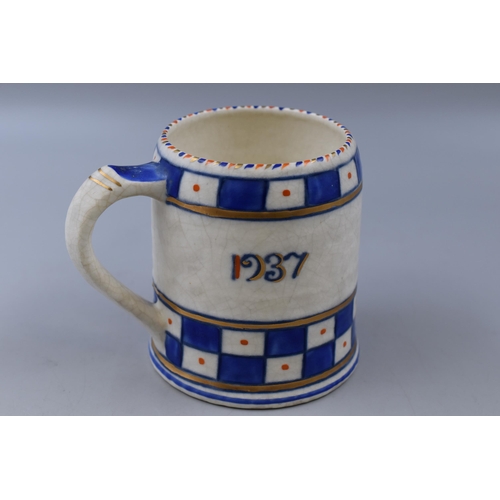 158 - Charlotte Rhead for Crown Ducal Edward VIII commemorative coronation 1937 tankard