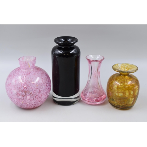 162 - Collection of Hand Blown Vases to include Mdina