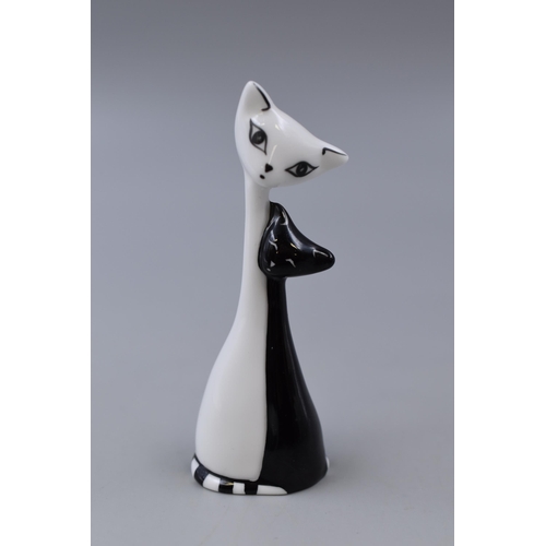 166 - A S Cmielow Black and White Cats Figure