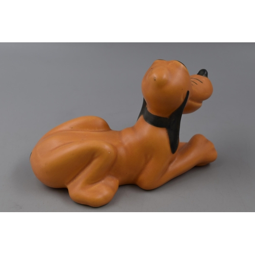 168 - Wadeheath Disney Pluto Dog Figure, Orange Glaze. Approx 7