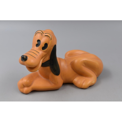 168 - Wadeheath Disney Pluto Dog Figure, Orange Glaze. Approx 7