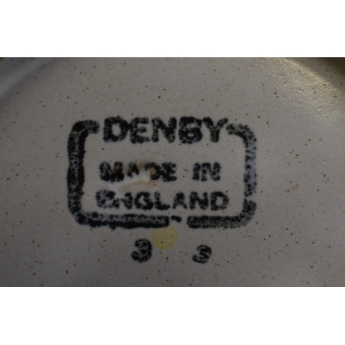 343 - Ten Pieces of Denby Gypsy To Include Four Lidded Soup Bowls, Four Side Plates, And Salt and Pepper S... 