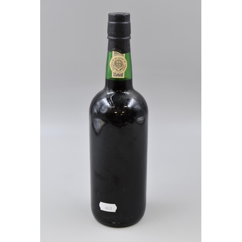 226 - Vintage Bottle of Ruby Wood Port Specially Selected by The Wardroom Mess for the Royal Navy Reserve ... 