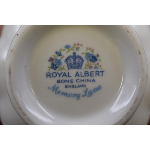 345 - Twenty-Three Piece Royal Albert Bone China 'Memory Lane' Tea Set a/f see images