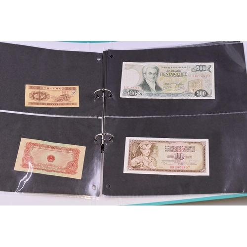 118 - Folder Containing a Selection of 20 Foreign Banknotes