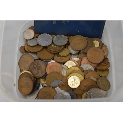 125 - Selection of Mixed Unsorted Coinage (1.3kg)