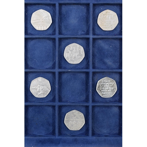 127 - A Selection of Ten Collectable 50p Coins To Include Olympics, Victoria Cross, And More