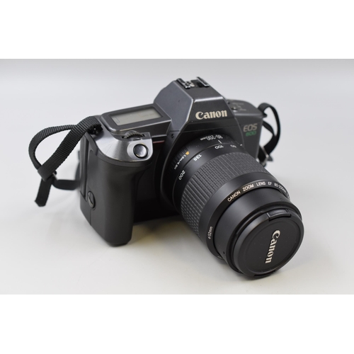 136 - A Canon EOS 600 SLR Camera, With Canon Zoom Lens EF 80-200mm 1:4.5-5.6