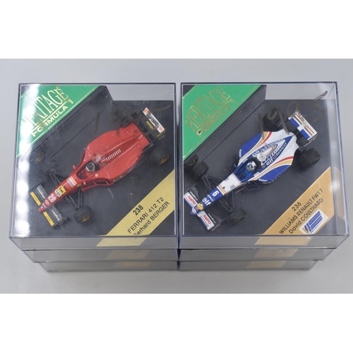 146 - Collection of Six 'Onyx Heritage' Formula 1 Model Racing Cars, Scale 1:43 to Include Lotus 49 ( Grah... 