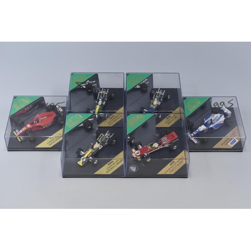 146 - Collection of Six 'Onyx Heritage' Formula 1 Model Racing Cars, Scale 1:43 to Include Lotus 49 ( Grah... 