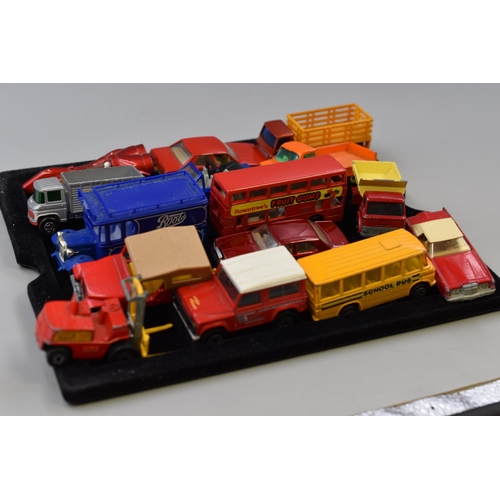 152 - Collection of Fifteen Pre-Owned Model Vehicles, Matchbox, Corgi Juniors and LLedo 'Boots' Promotiona... 