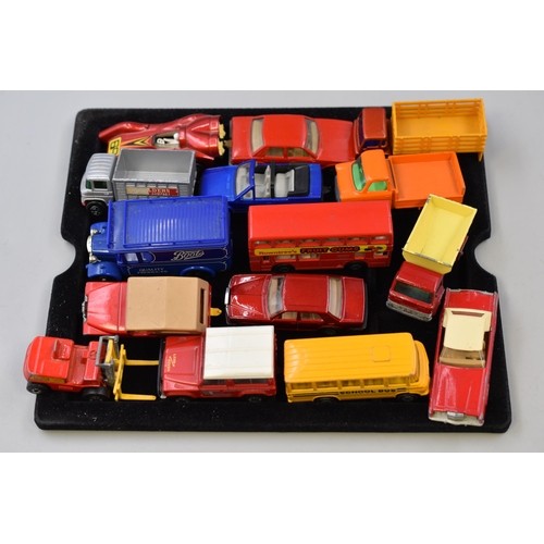 152 - Collection of Fifteen Pre-Owned Model Vehicles, Matchbox, Corgi Juniors and LLedo 'Boots' Promotiona... 