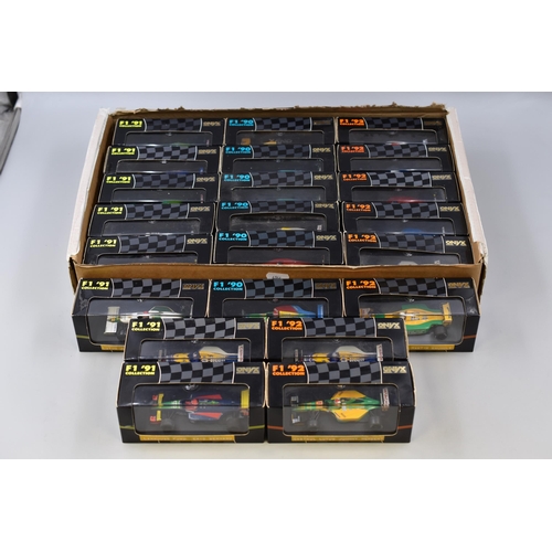 576 - Collection of 22 Onyx Die-Cast Model Racing Cars From Formula 1 Seasons 1990/91 & 92 All Complet... 