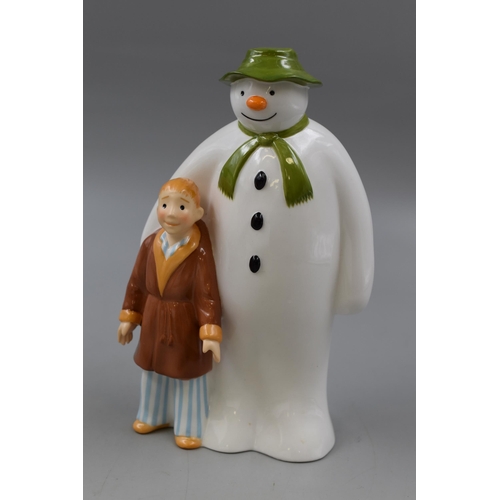 260 - A Boxed Coalport Characters 'The Snowman' Money Box, Approx 7